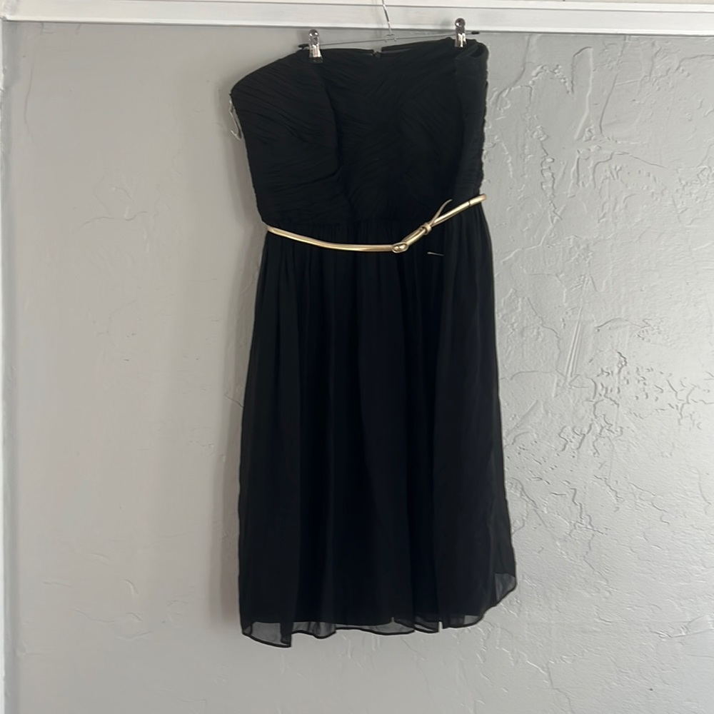 Donna Morgan chiffon knee length cocktail dress